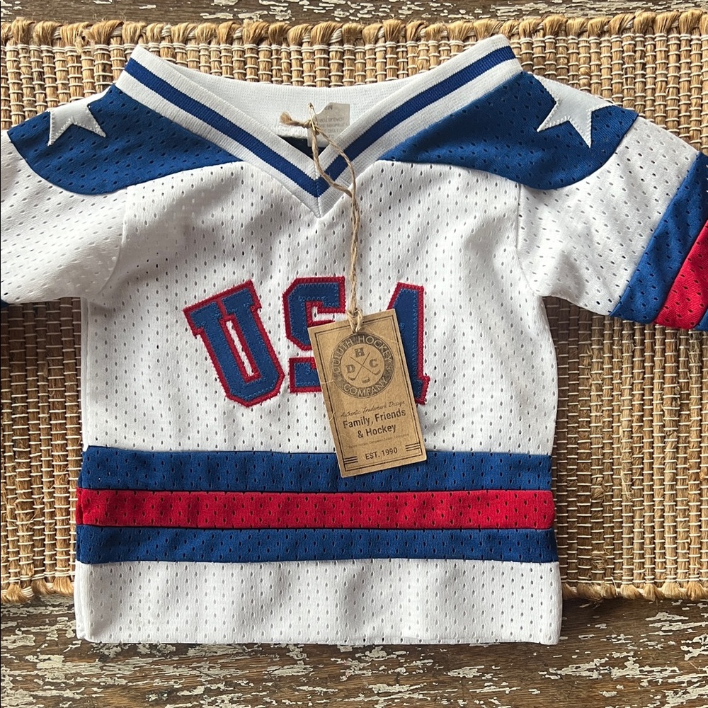 USA Themed Kids Hockey Jersey